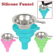 Metal UV Resin Filter Cup Silicone Collapsible Funnel Set for SLA 3D Printing