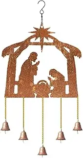 Wind Chimes - Wind Chimes for Garden | Wind Chimes Outdoor | Hangable Nativity Wind Bell | Religious Wind Chime Ornaments for Christmas Decorations | Garden Wind Chimes Hangable Wind Bell
