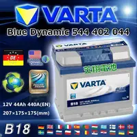 在飛比找蝦皮購物優惠-【電池達人】德國 正廠電池 VARTA B18 華達 汽車電