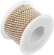 SHINEOFI Rhinestone Chain Trim for Sewing Crystal Diamond Chain Home Decor 9 Meter