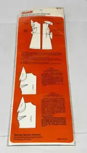 Vintage Scovill Dritz French Styling Curve Dressmaker's Alterations Ruler