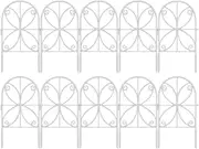 Garden Fencing - Decorative Yard Fence | Heavy-Duty Garden Accessories, Weather-Resistant Outdoor Decor for Pet Containment Temporary Barrier