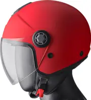 GMS-Moto Gelato Amarena, open face helmet , color: Red , size: S