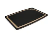 Gourmet Series Cutting Board With Juice Groove (Slate/Natural) - 37x29cm