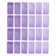 Pencil Erasers, 24 Pcs Rubber Rectangle Colorful Gradient Mini Eraser, Purple