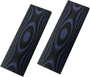 AOHOCA 2 pcs G10 Knife Scales Handle Material,Knifemakers Sword DIY Slabs Grips Micarta Slab Material (Black&Blue)