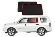 Genuine SNAPSHADES Car Rear Window Shades for Honda Pilot 2nd Gen (YF3/4; 200...