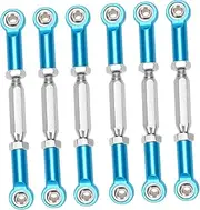 Gogogmee Rc Steering Linkage Upgrade 6pcs 71mm Aluminum Alloy Pull Rods Turnbuckle Rod for Rc Cars
