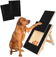 Large Scratch Board With Treat Drawer, Nail File Pad & Replace Sandpapers - Multifunctional Dog Trimming Tool for Easy Pets Nail Care