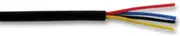 Cable-Core Alarm Cable Black 4 Core Burglar Security System Wire Per 5 metres 5m