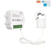 WiFi Energy Meter Clamp Power Monitor Current Transformer Sensor 110-240V 60Hz