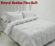 Natural Bamboo Fibre All Season Quilt Doona Duvet SB/DB/QB/KB/SK