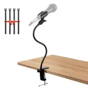 Microphone Arm Stand,13.78 Inch Mic Stand Long Universal Gooseneck Microphone