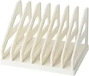 Large capacity Plastic File Frame Desktop File Frame Detachable File Holder Portable File Organizer Beige File Frame Shipshape