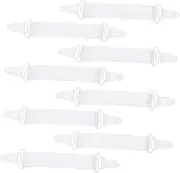 Sheet Bed Mattress Bed Pads Elastic Band Bed Sheet Straps Mattress Straps,8Pcs Bed Mattress Sheet Clips Grippers Straps,Bed Sheet Clips Keep Bed Sheet,Bed Sheet Holders Fastener Bed Sheet Holder Strap