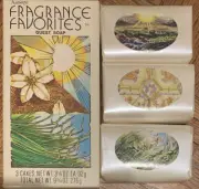 Amway Fragrance Favorites Guest Soap, 3 Bars Green Meadows Boronia Daybreak New