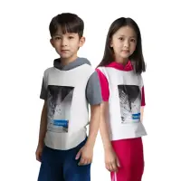 在飛比找momo購物網優惠-【Wear Lab 機能實驗室】兒童吸濕排汗防曬連帽T恤(防