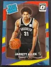 2017-18 DONRUSS OPTIC JARRETT ALLEN YELLOW RED RATED ROOKIE 179 BROOKLYN NETS RC