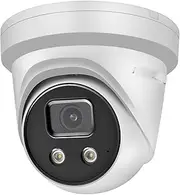 DS-2CD2386G2-IU 2.8mm, 4K 8MP Acusense DarkFighter Turret Dome PoE IP Camera Security Camera Outdoor, IP67 Water and Dust Resistant, H.265+, Compatible with Hik Vision NVR, International Version