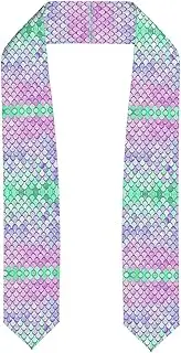 [EdWal] Mermaid Scale print Graduation Stole and Sash Class for Unisex Adult Honor Stole Honor Stole of 2025