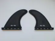 REAR QUAD set PERFORMANCE CORE surfboard fibreglass FINS (set x 2) black