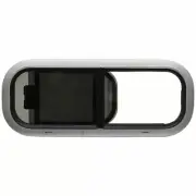 Chaparral Boat Sliding Portlight Window | 22 1/2 x 7 1/4 Inch Smoke