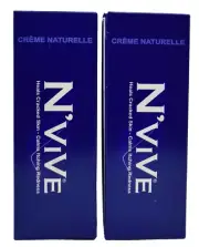 N Vive Creme Naturelle Heals Cracked Skin Calms Itching Redness 6 fl oz [2 Pack]
