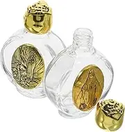FUTUREORYY 2pcs Relief Catholic Church Decorations for Wedding Wedding Baptism Decorations Holy Water Font Holy Water Container Party Favors Glass