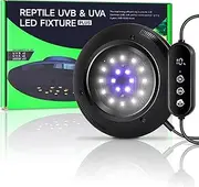 REPTITRIP LED Uvb Light for Reptiles, 8W Uvb Lamp - Timer Switch, Adjustable Brightness, Ferguson Zones 1-4, Energy Efficiency, Perfect for Bearded Dragons, Chameleons, Tanks