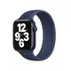 4YOU Apple Watch 3/4/5/6/7/SE相容單圈矽膠錶帶 38/40/41mm適用 黑色 M號