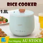 1.8L Mini Electric Rice Cooker Portable Steamer Soup Cooking Stew Pot 1-3 Person