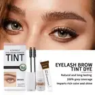 Eyelash & Eyebrow Dye Tint Kit Waterproof Long Lasting Permanent Color Gel /