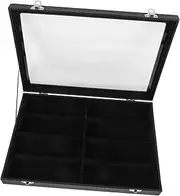 [LIFKOME] Sunglass Holder Slot Organizer Case for Eyewear Display Compact Storage for Home Office Stylish Sunglass Storage Excellent Display Effect and Meticulous Workmanship