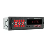 Single 1 Din Car Radio Bluetooth Stereo FM/USB/AUX Head Unit In-Dash MP3 Player