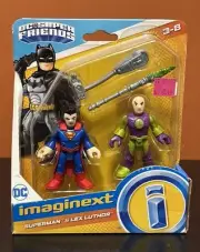 Imaginext DC Super Friends Superman & Lex Luther Figure Set Fisher-Price NEW