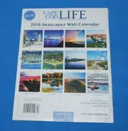 (NEW) 2016 Cape Cod Life Publications SEASCAPES Calendar 8" x 10.5" Free Ship