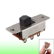 On Off 2 Position SPDT PCB Panel Slide Switch 6A/125V 3A/250V AC