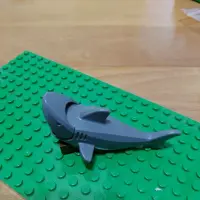 在飛比找蝦皮購物優惠-LEGO 樂高灰色鯊魚