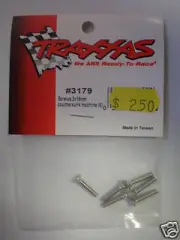 Traxxas 3179 Screws, 3x15mm countersunk machine (6)