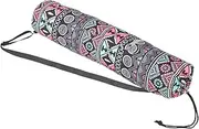 NULYLU Yoga Mat Sling Bag Thick Yoga Adjustable Straps Storage Compartment Canvas for Comfort