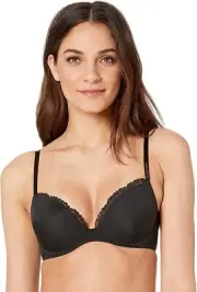 Calvin Klein 188286 Womens Underwired T-Shirt Bra Underwear Black Size 32C