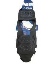 Stabil Icers Lite Snow Ice Cleats Creepers Crampon Black Large NEW