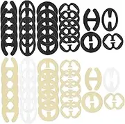 Uonlytech 80Pcs Women Clips Cross Back Snaps for Straps Slip Holders Nude for Shirts Flexible Comfortable Accessories
