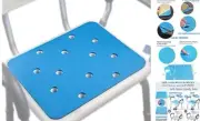 Bath Chair Pad with Adhesive Backing Non Slip Shower Seat Mat, Textured