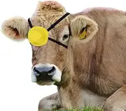 vomvomp Cattle Eye Patch Pinkeye Treatment Eyepatch Single Eyepatch for Cow Cattle Ox Horses Livestock Sheep Eyes Protective
