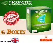 Nicorette Chewing Gum Original 2mg of 210 x 6 Boxes Expiry 2026