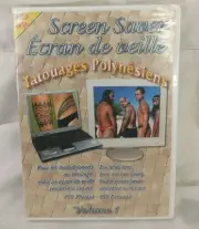 Tatouages Polynesiens Special PC Screen Saver Ecran De Veille Rare! Vol 1 NEW!
