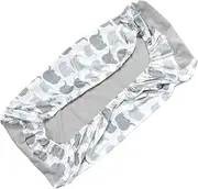 GREENADSCAPE Diaper Changing Pad Cover Changing Table Covers Changing Pad Liners Stretchy Changing Pad Cover Twin Bassinet Wipeable Portable Crib Diaper Changing Table Cover Grey Knitted Fabric