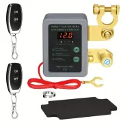 Kill Switch for Car,12V 240A Remote Battery Disconnect Switch Smart Voltage, ...