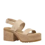 RADIO BARE PLATFORM LEATHER SANDALS